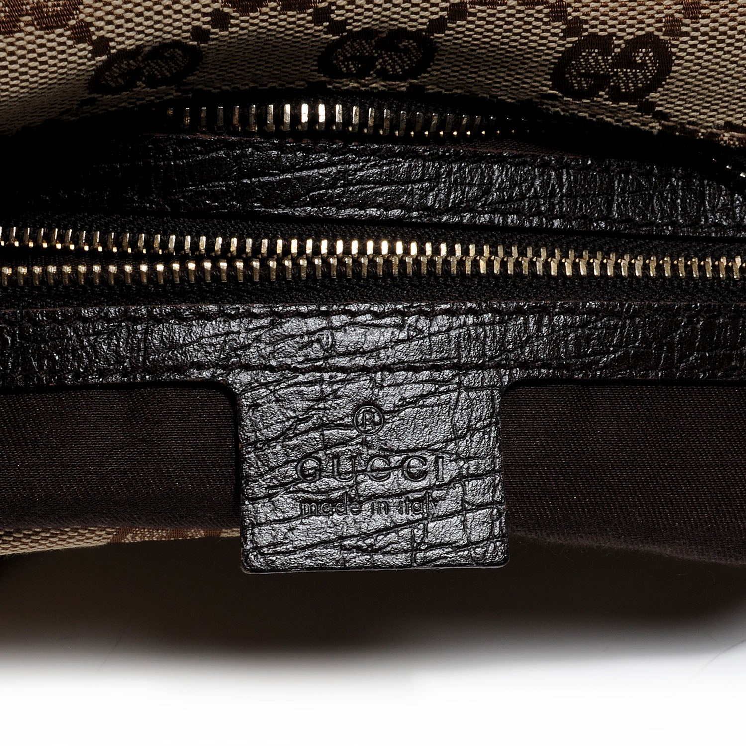 Gucci Monogram Medium Horsebit Chain Hobo Brown 6 of 7