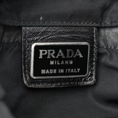 Prada Tessuto Nylon Saffiano Small Backpack Black 6 of 13