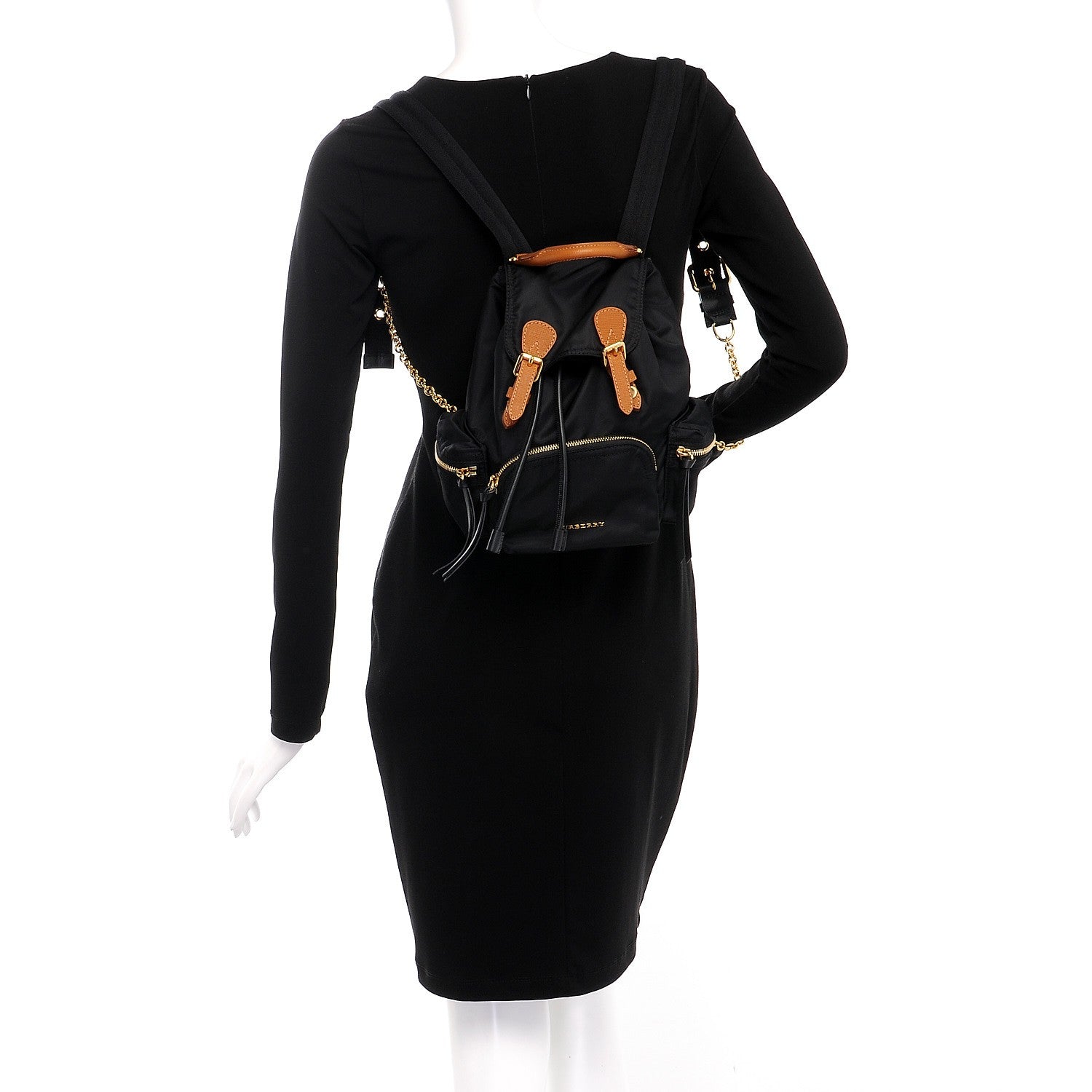 Burberry Nylon Small Rucksack Backpack Black 2 of 8