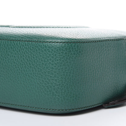 Gucci Pebbled Calfskin Small Soho Disco Bag Emerald Green 9 of 10