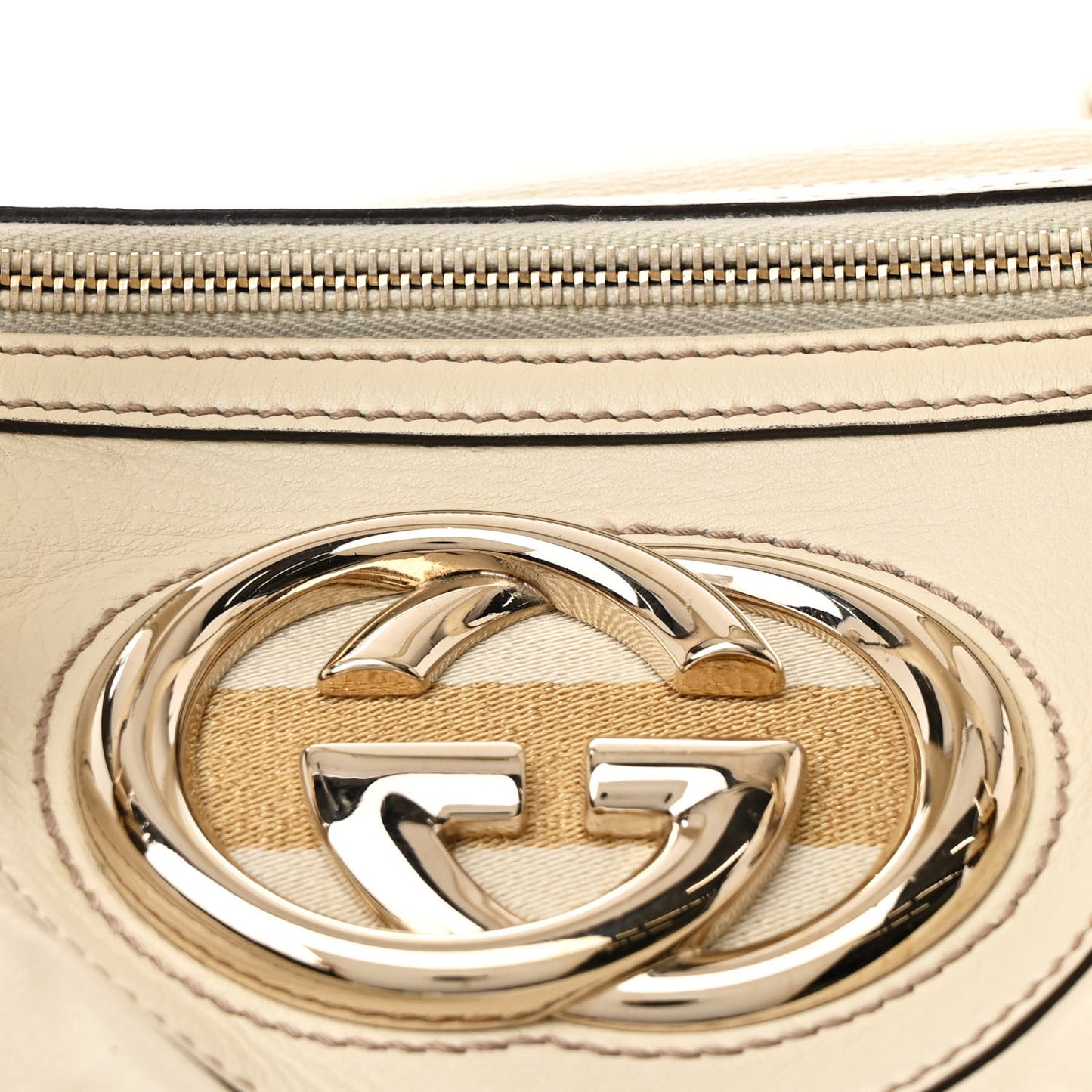 Calfskin Medium Britt Boston Ivory
