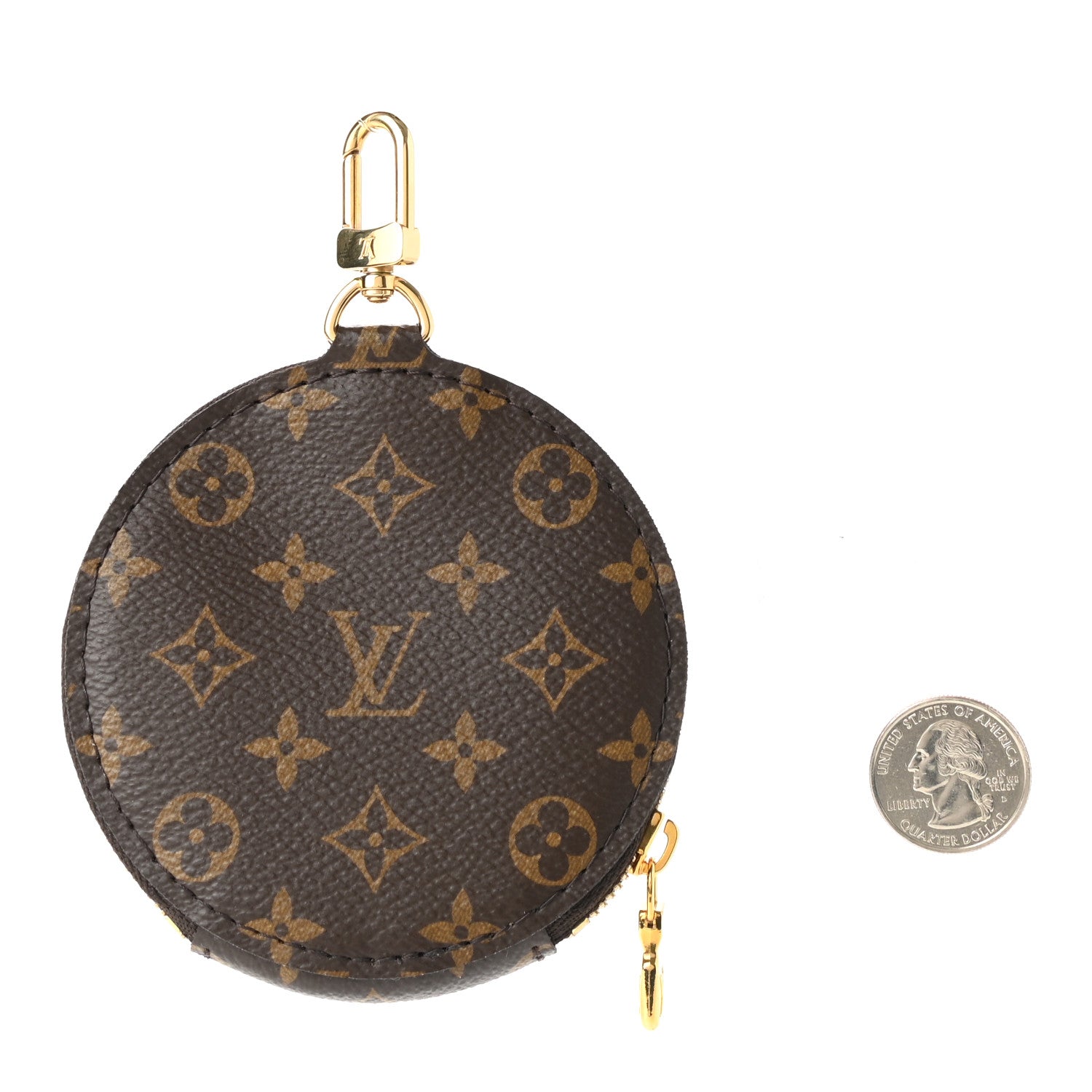 Louis Vuitton Monogram Multi Pochette Accessories Round Coin Purse 2 of 5