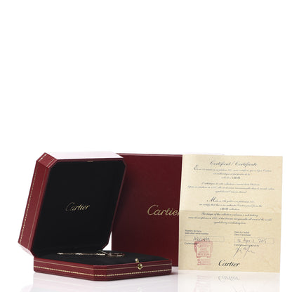Cartier 18K Pink Gold 3 Diamonds LOVE Pendant Necklace 6 of 6