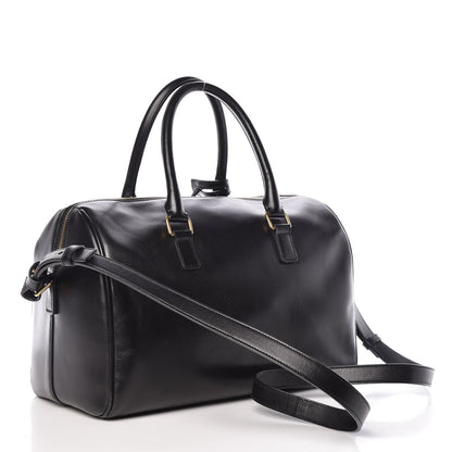 Saint Laurent Calfskin Classic Duffle 6 Black 3 of 19