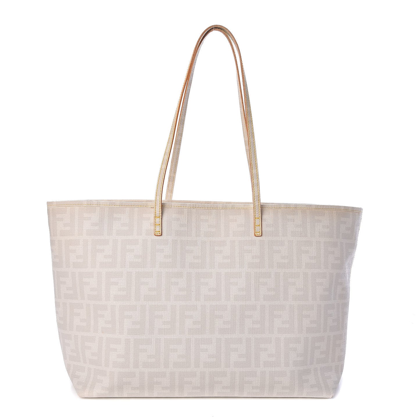 Zucca Spalmati Medium Roll Tote Bianco