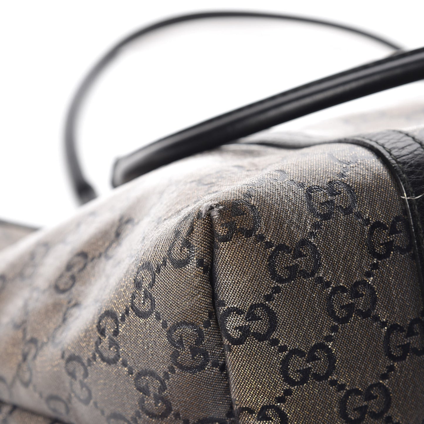 Lurex Monogram Medium Joy Tote Black