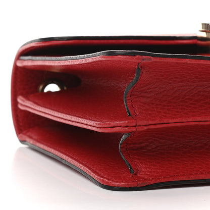 Gucci Dollar Calfskin Small Interlocking G Shoulder Bag Red 8 of 11