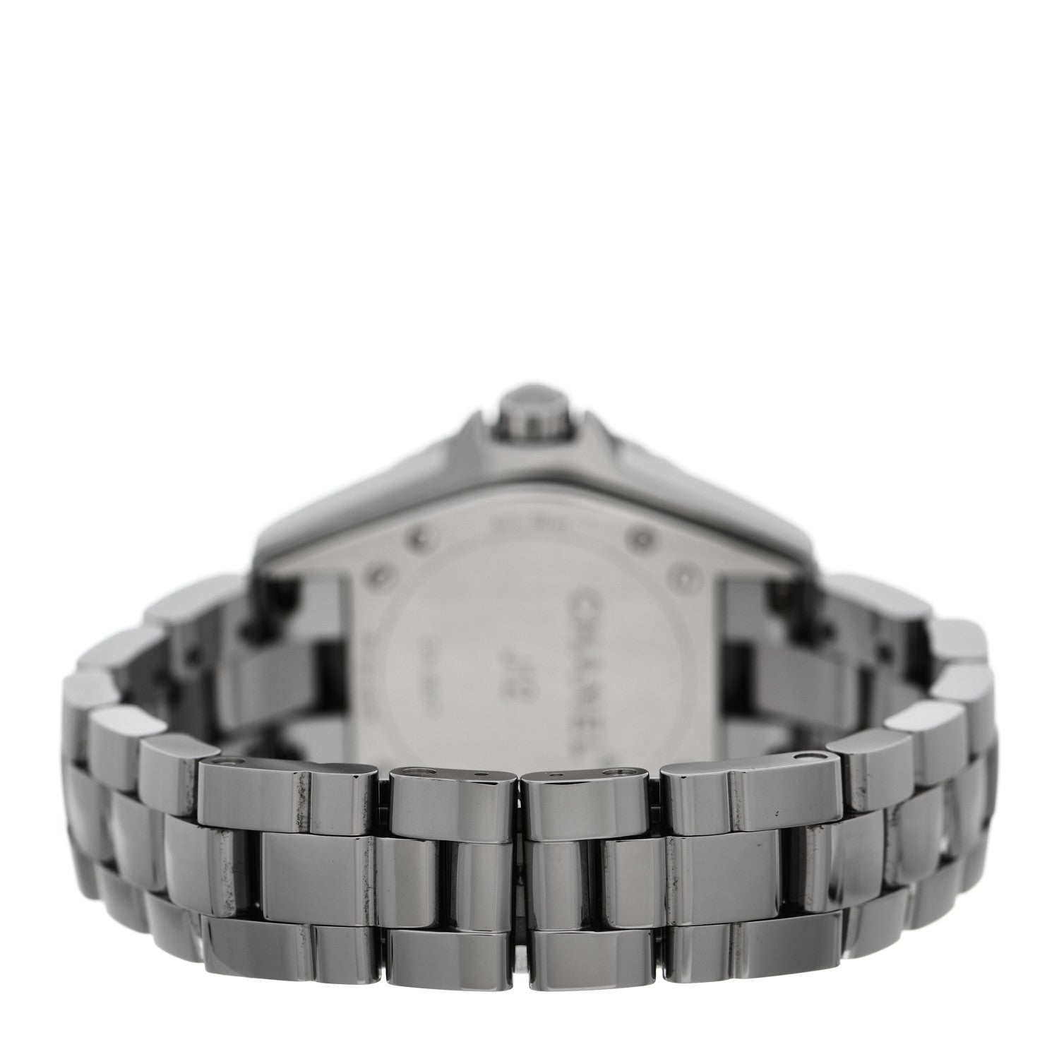 Chanel Titanium Ceramic Diamond Bezel 33mm J12 Quartz Watch 3 of 4