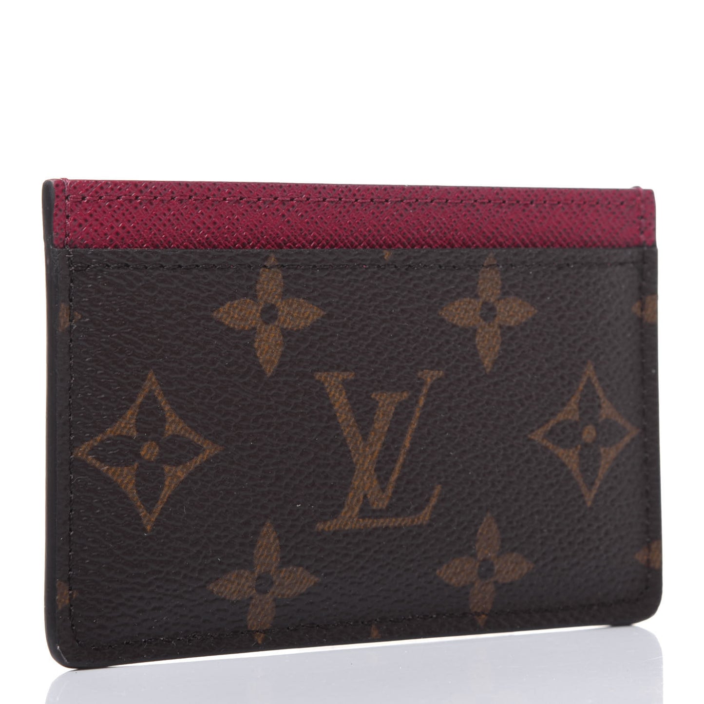 Monogram Card Holder Fuchsia