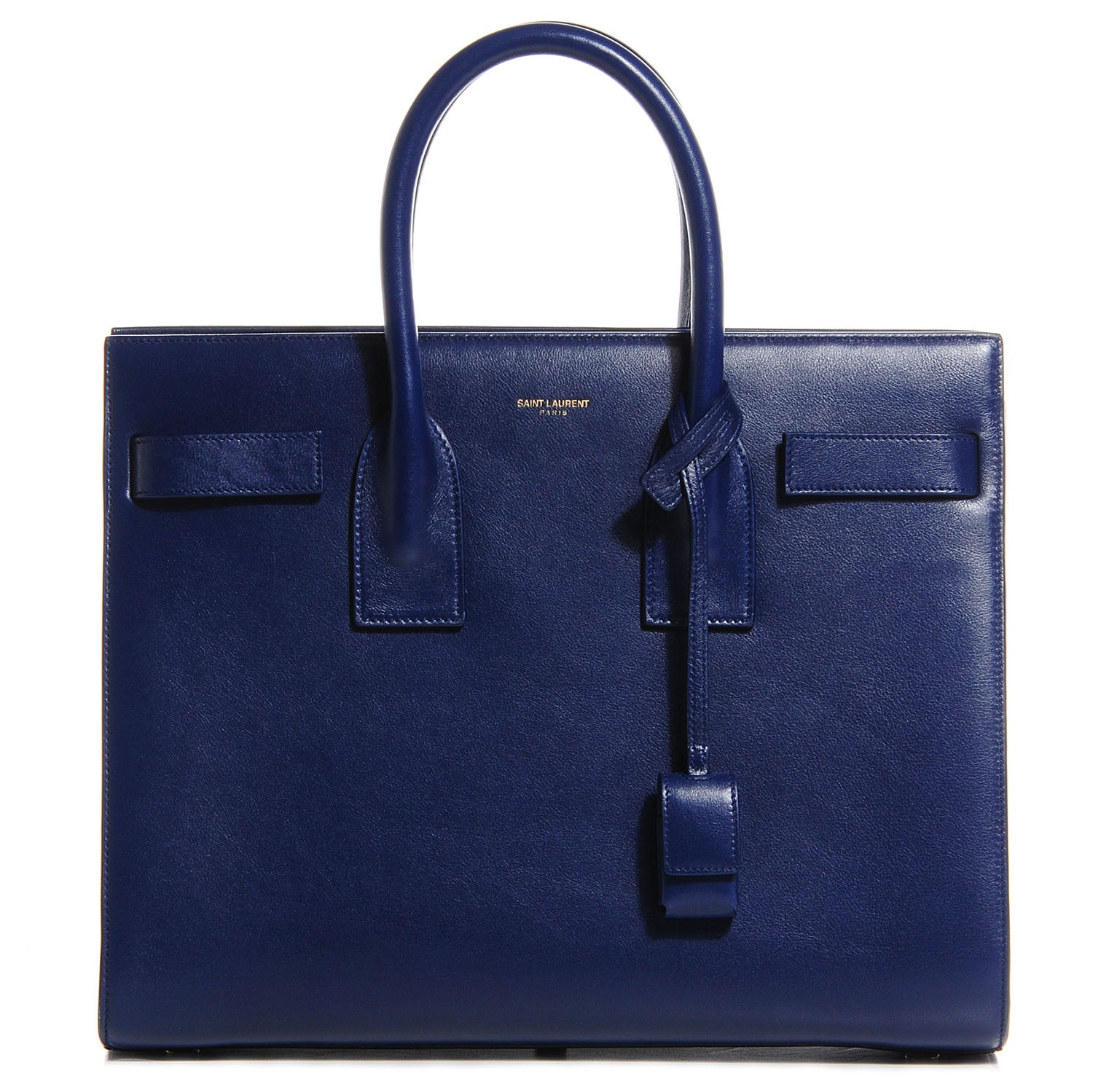 Saint Laurent Calfskin Small Sac De Jour New Marine 1 of 7