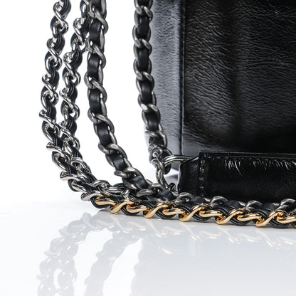 Chanel Aged Calfskin Quilted Large Gabrielle Hobo Black 5 of 8