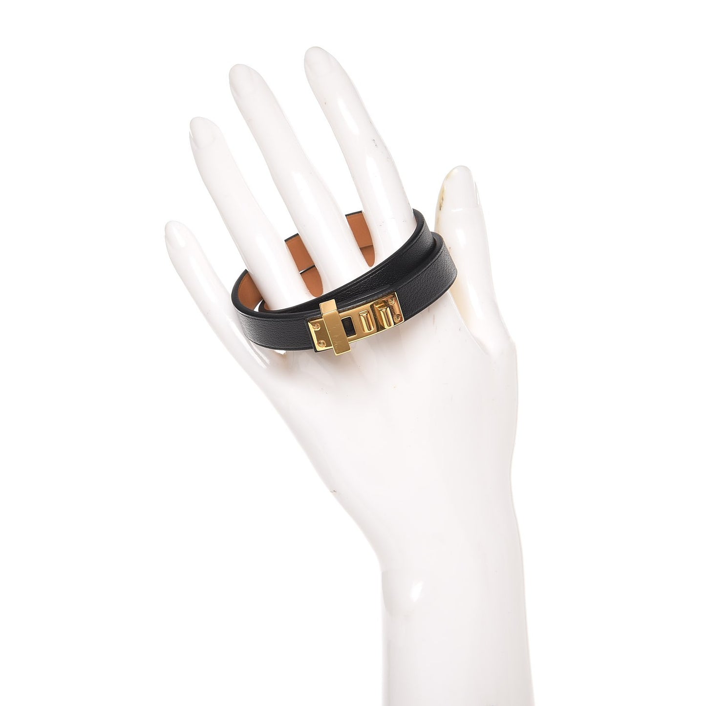Swift Mini Dog Double Tour Bracelet T4 Black