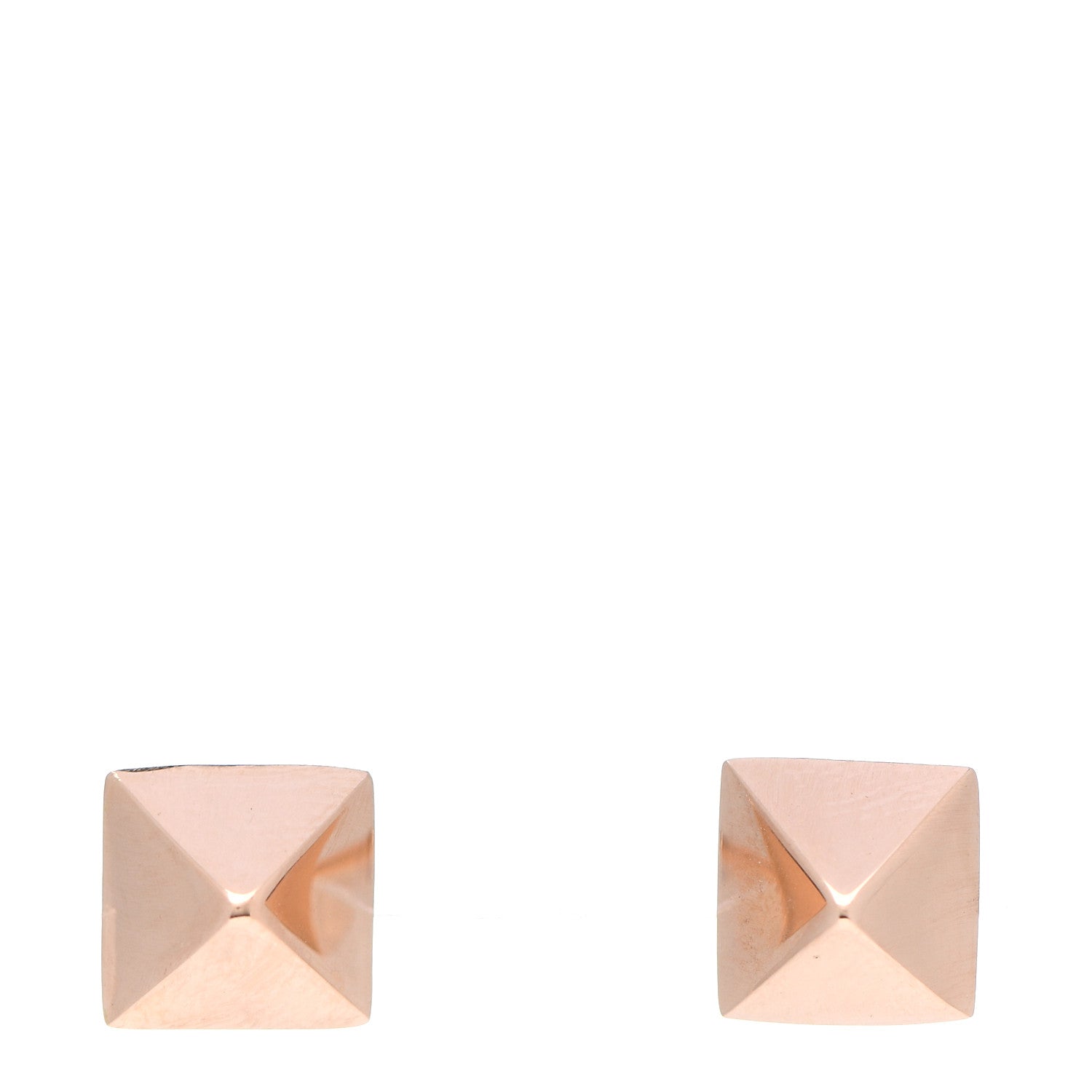 Anita Ko 14K Rose Gold Pyramid Stud Earrings 1 of 5