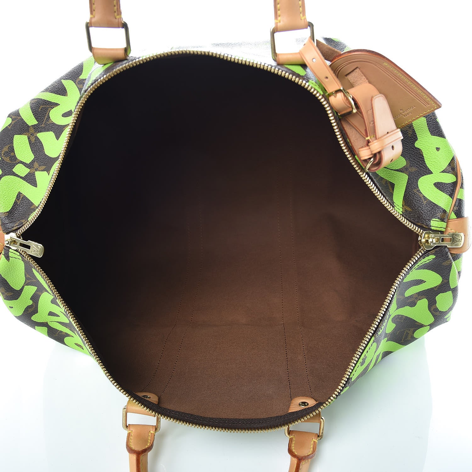 Louis Vuitton Monogram Graffiti Keepall 50 Green 5 of 14