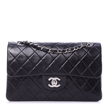 Chanel Lambskin Quilted Small Double Flap Black 1 of 10