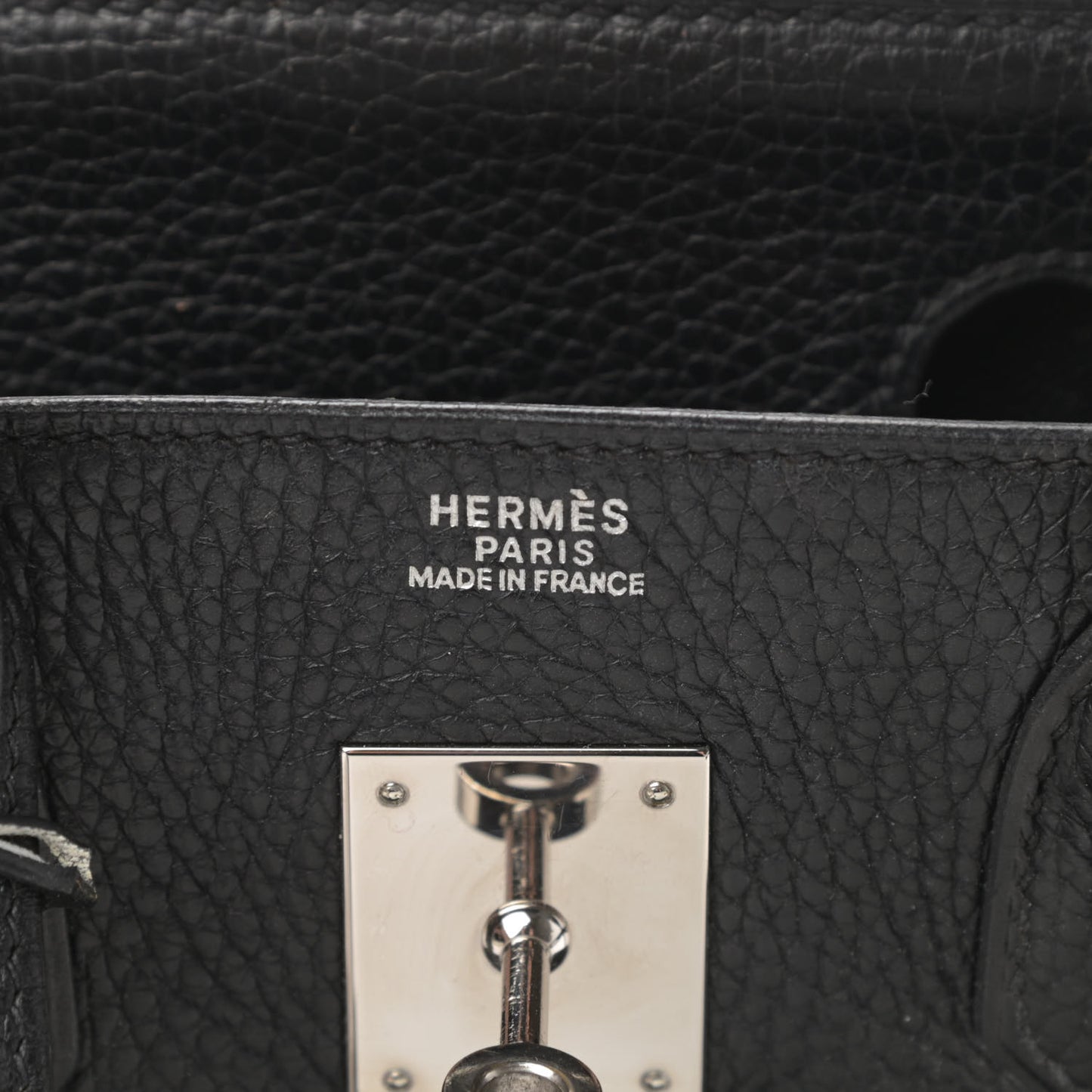 Taurillon Clemence Birkin 30 Black
