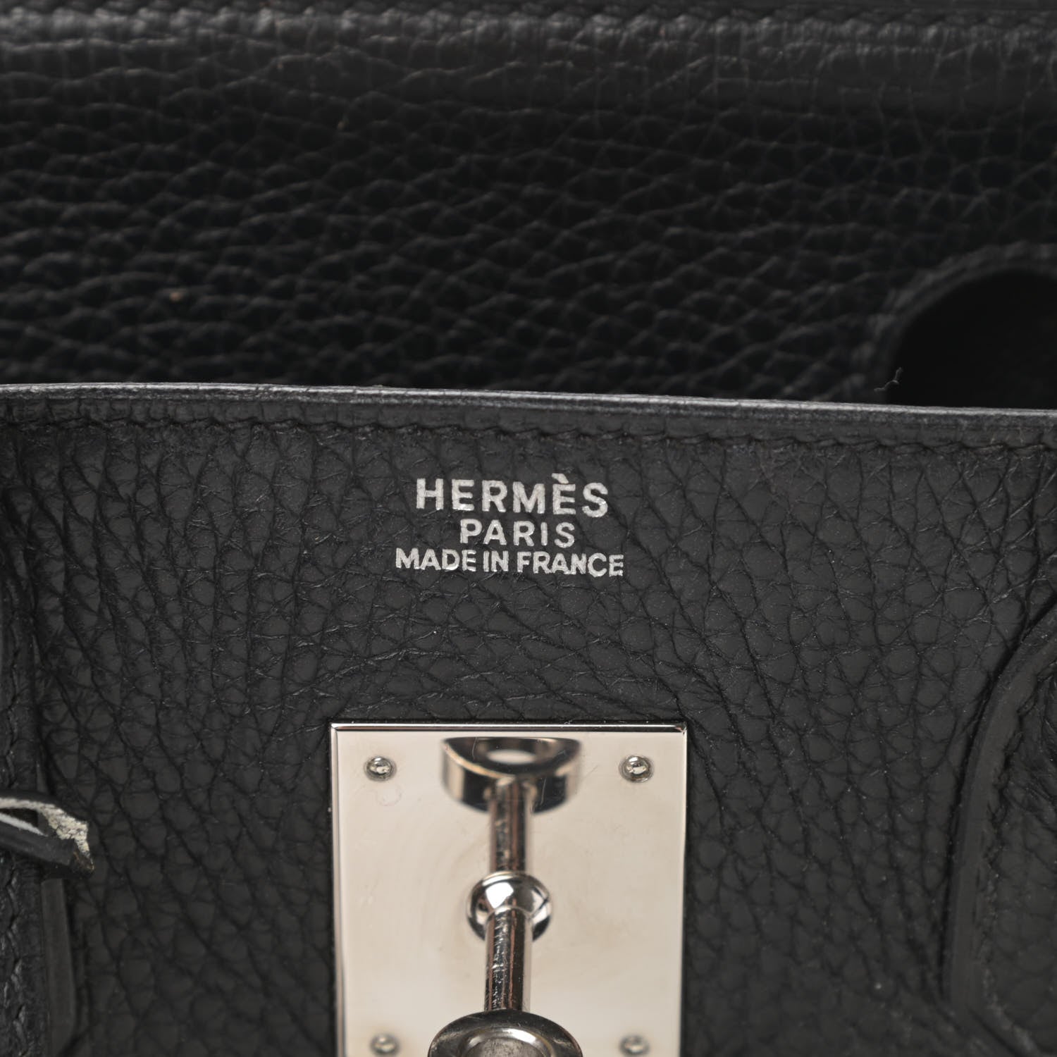 Hermes Taurillon Clemence Birkin 30 Black 6 of 15