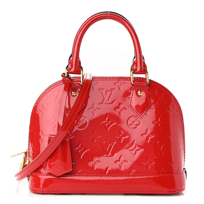 Louis Vuitton Vernis Alma BB Cherry 1 of 9