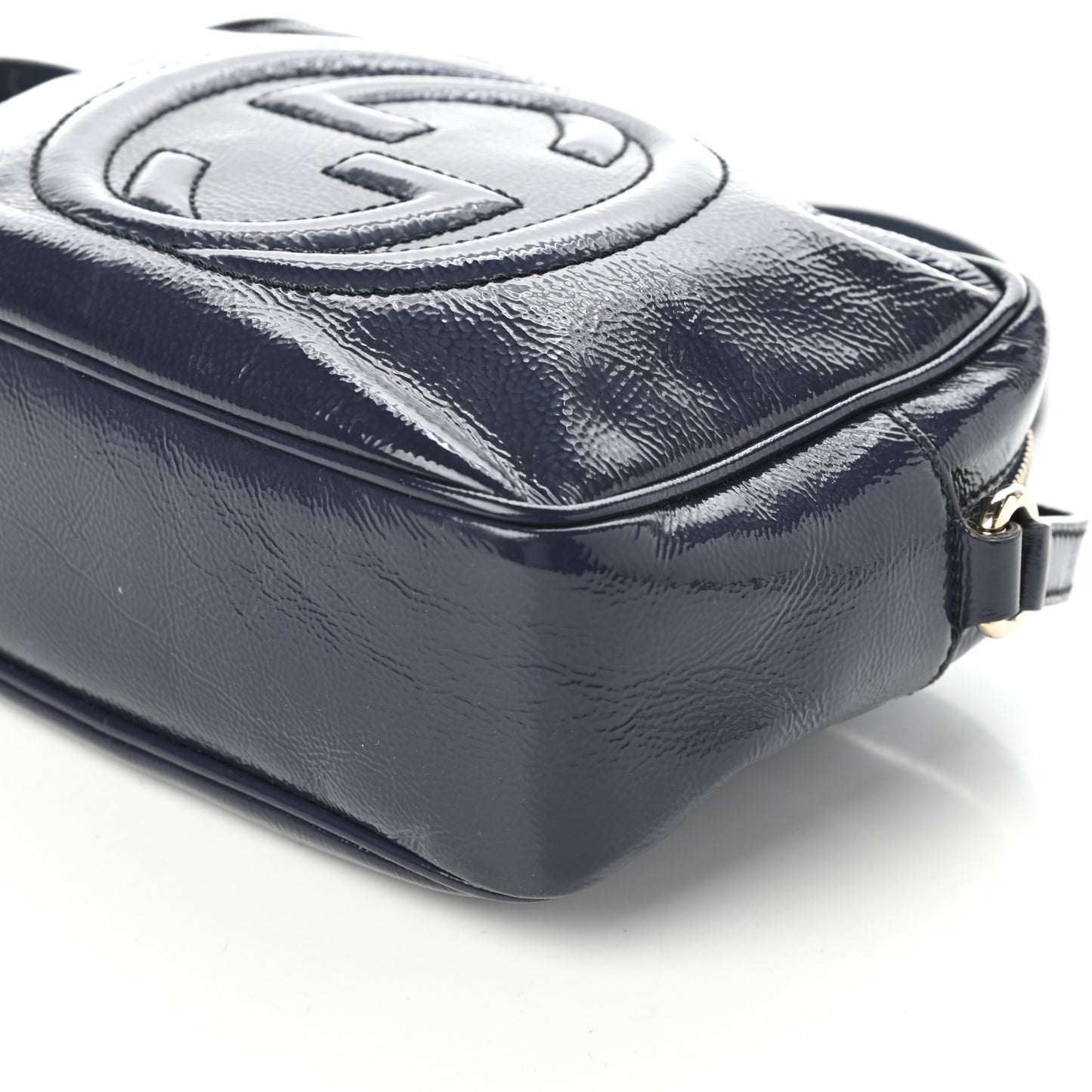 Vernice Naplack Small Soho Disco Bag Uniform Blue