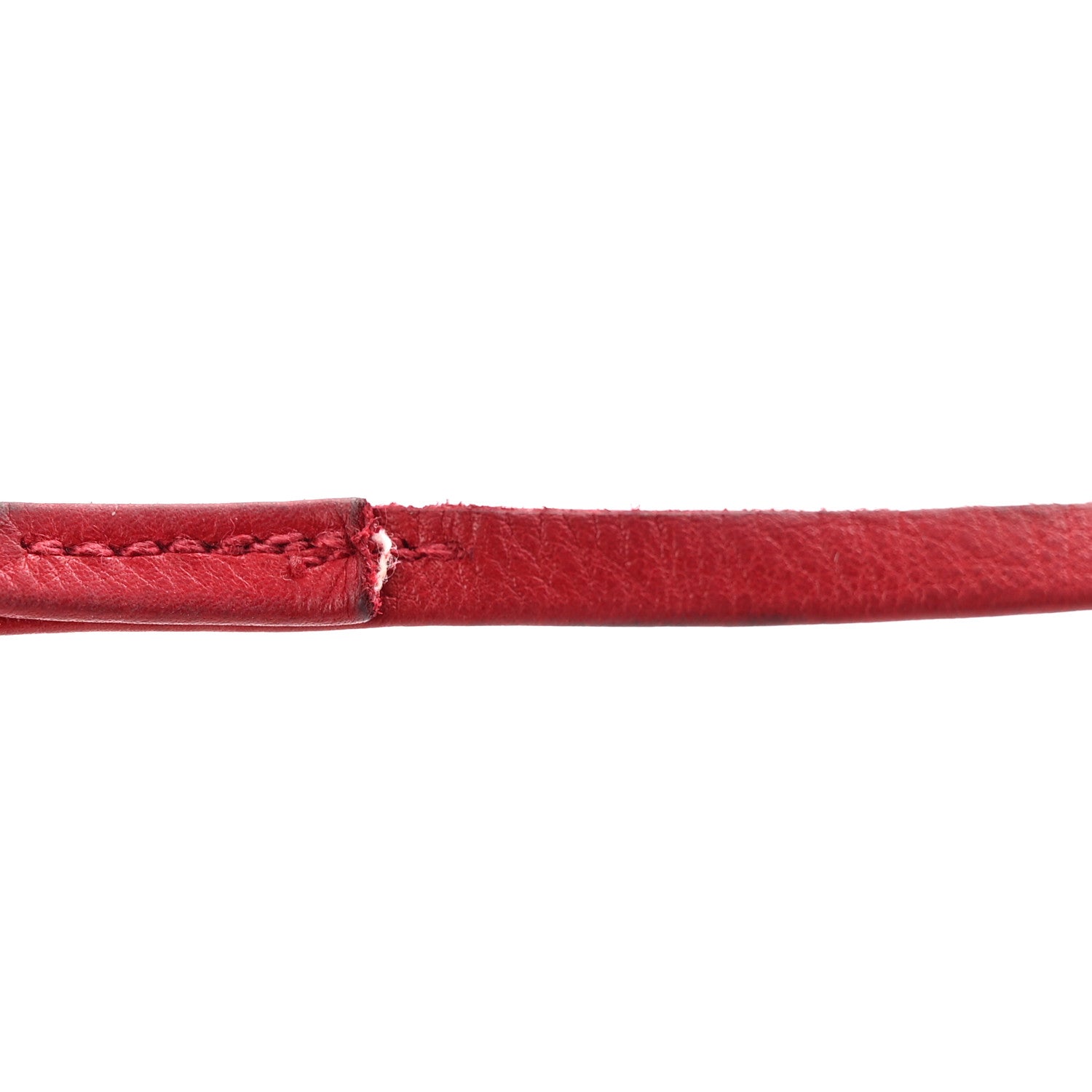 Chanel Lambskin Diamond Stitched CC Drawstring Shoulder Bag Red 12 of 16