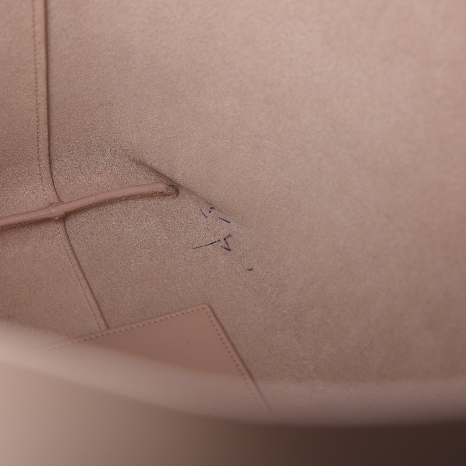 Saint Laurent Calfskin Large Shopping Tote Pale Blush 11 of 12