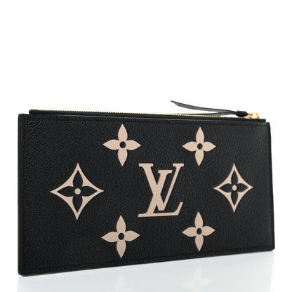 Louis Vuitton Empreinte Monogram Giant Crafty Pochette Felicie Zippered Insert Black 3 of 6