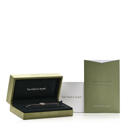 Van Cleef & Arpels 18K Rose Gold Mother Of Pearl Lucky Spring Plum Blossom Bracelet 5 of 5