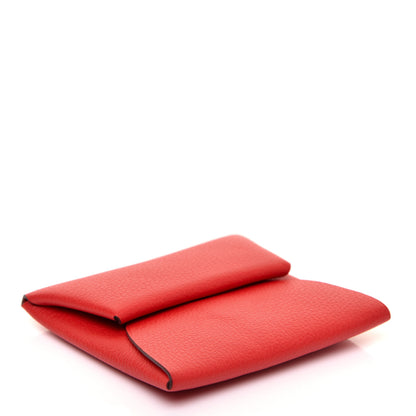 Hermes Evercolor Bastia Coin Purse Rouge De Coeur 4 of 8