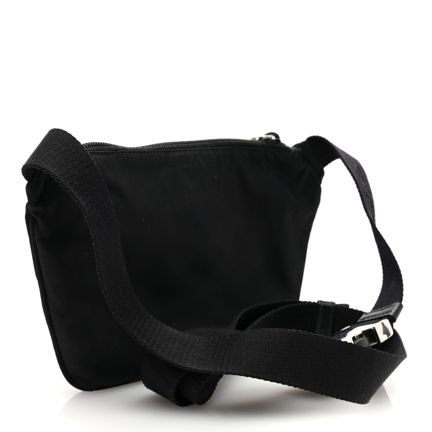 Re-Nylon Saffiano Belt Bag Black
