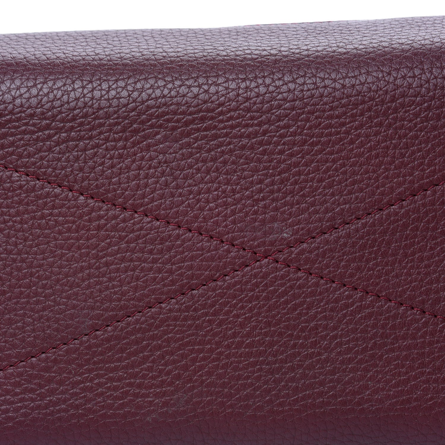 Louis Vuitton Damier Ebene Cuir Taurillon Hyde Park Fuchsia 9 of 11