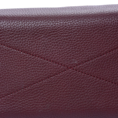 Louis Vuitton Damier Ebene Cuir Taurillon Hyde Park Fuchsia 9 of 11