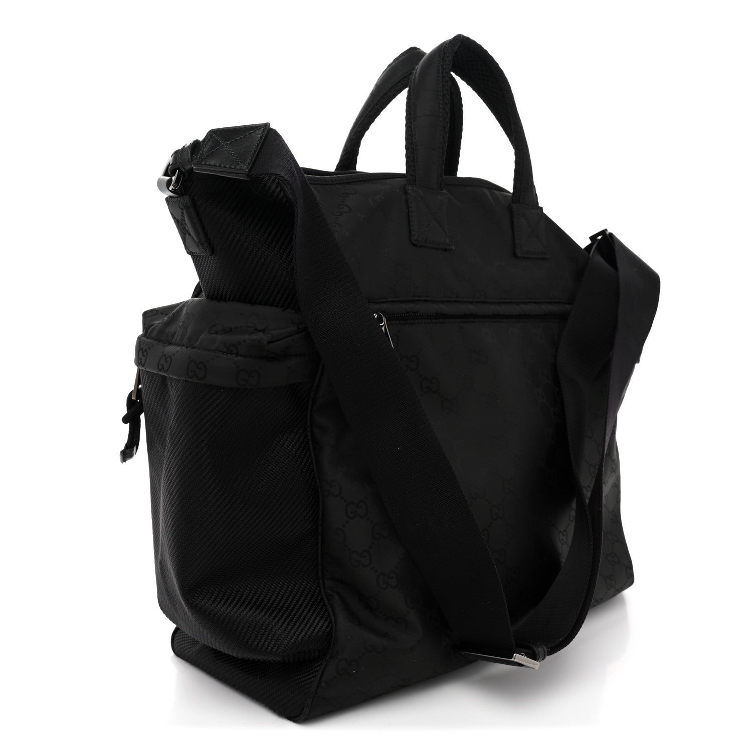 Gucci Nylon Large Nexus Tote Black 3 of 12