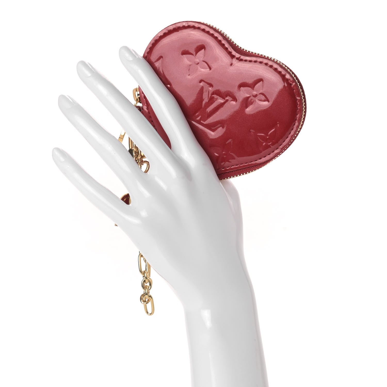 Louis Vuitton Vernis Coeur Heart Coin Purse Pomme D'Amour 2 of 7