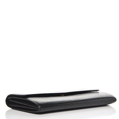 Louis Vuitton Epi Sarah Wallet Black 4 of 9