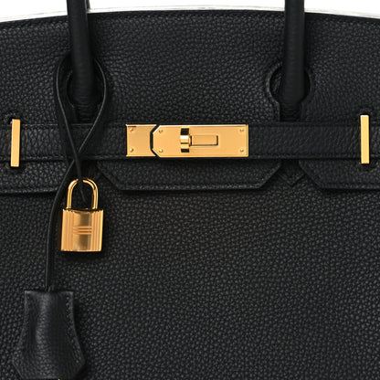 Hermes Togo Birkin 30 Black 8 of 13