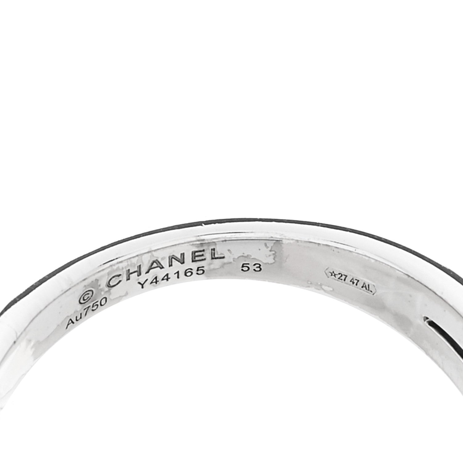 Chanel 18K White Gold Diamond Étolie Filante Ring 55 7.25 4 of 4