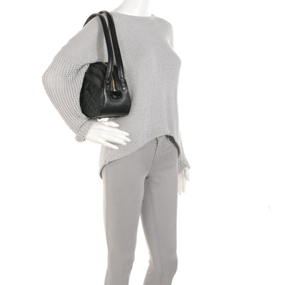 Louis Vuitton Lambskin Vienna Klara Black 2 of 7