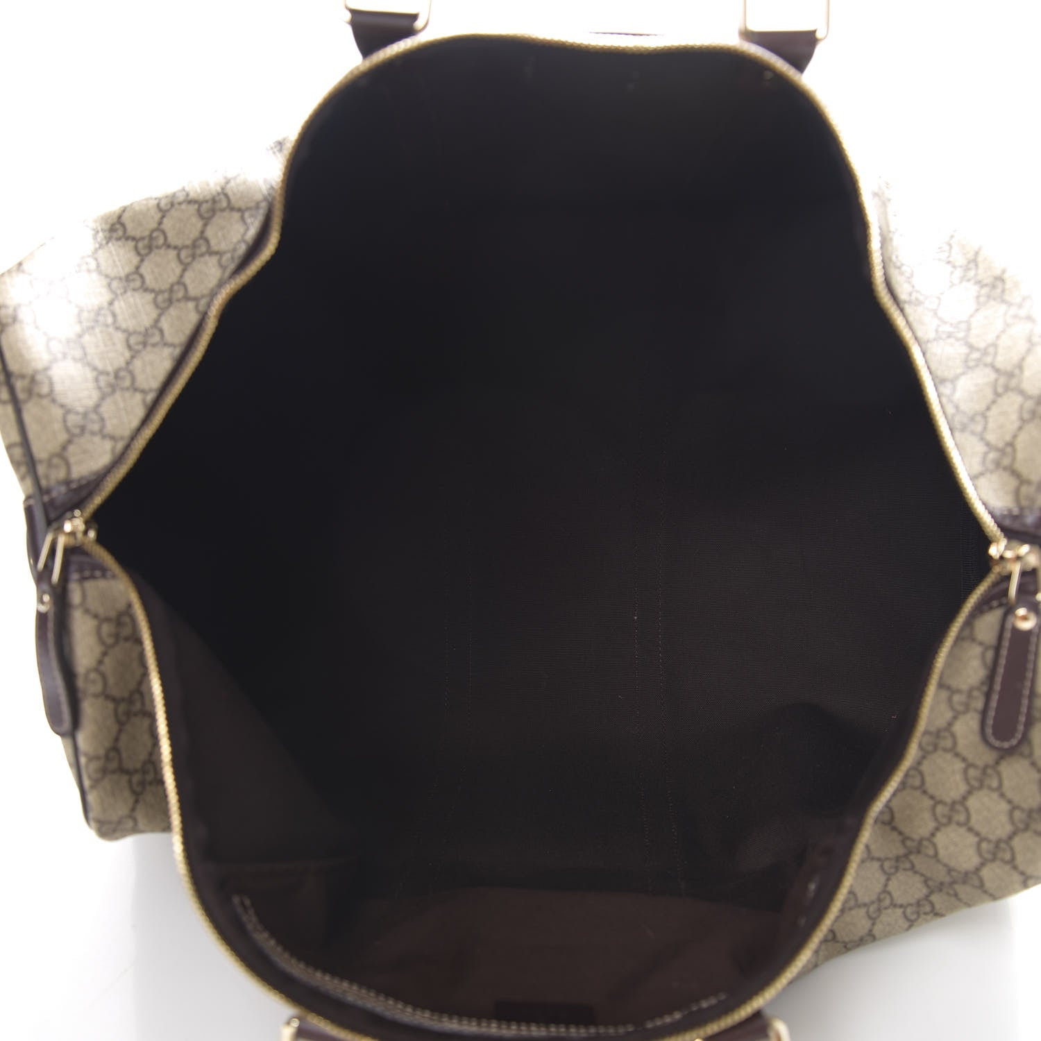 Gucci GG Plus Monogram Large Carry On Duffle Bag Brown 4 of 8
