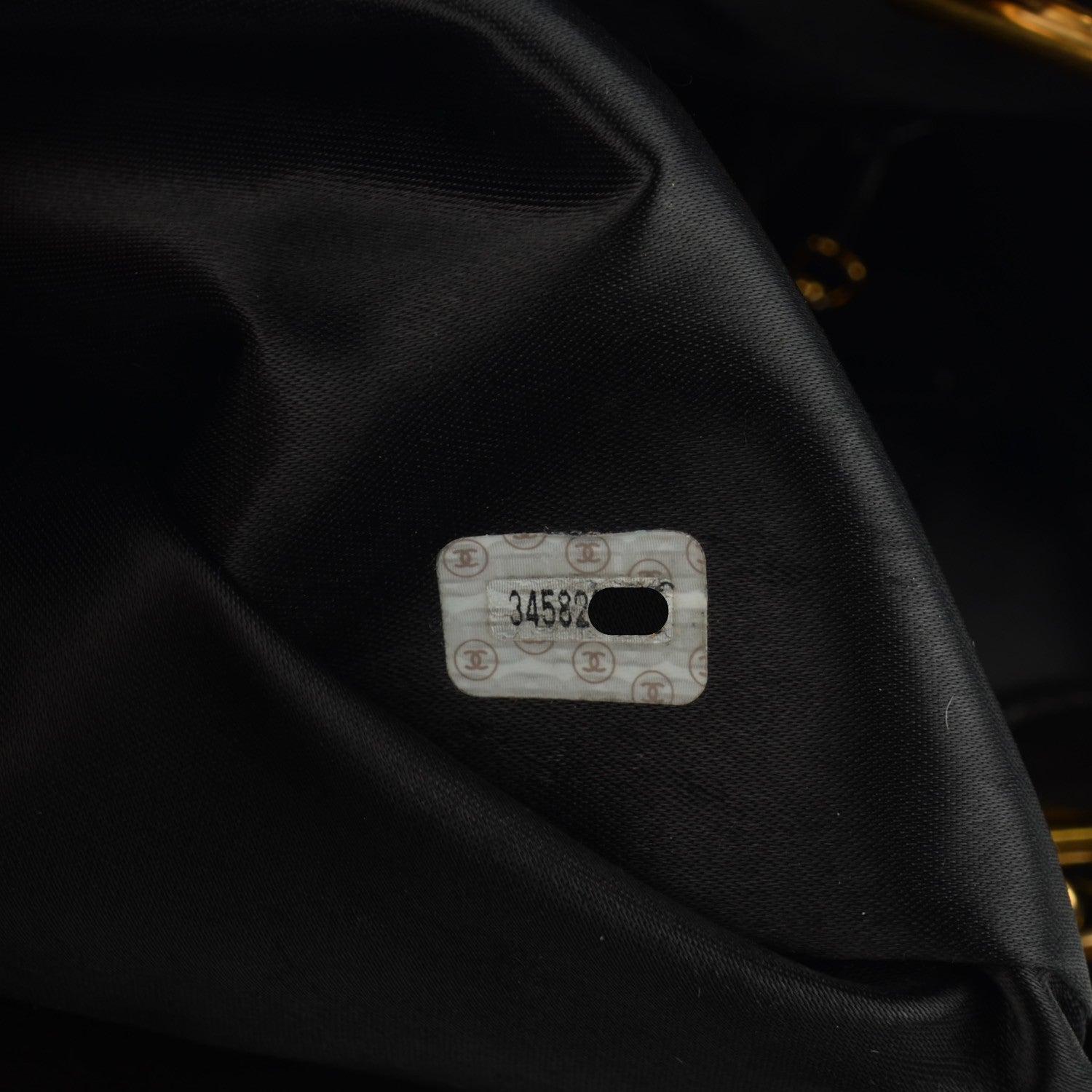 Chanel Lambskin CC Shopper Tote Black 8 of 9