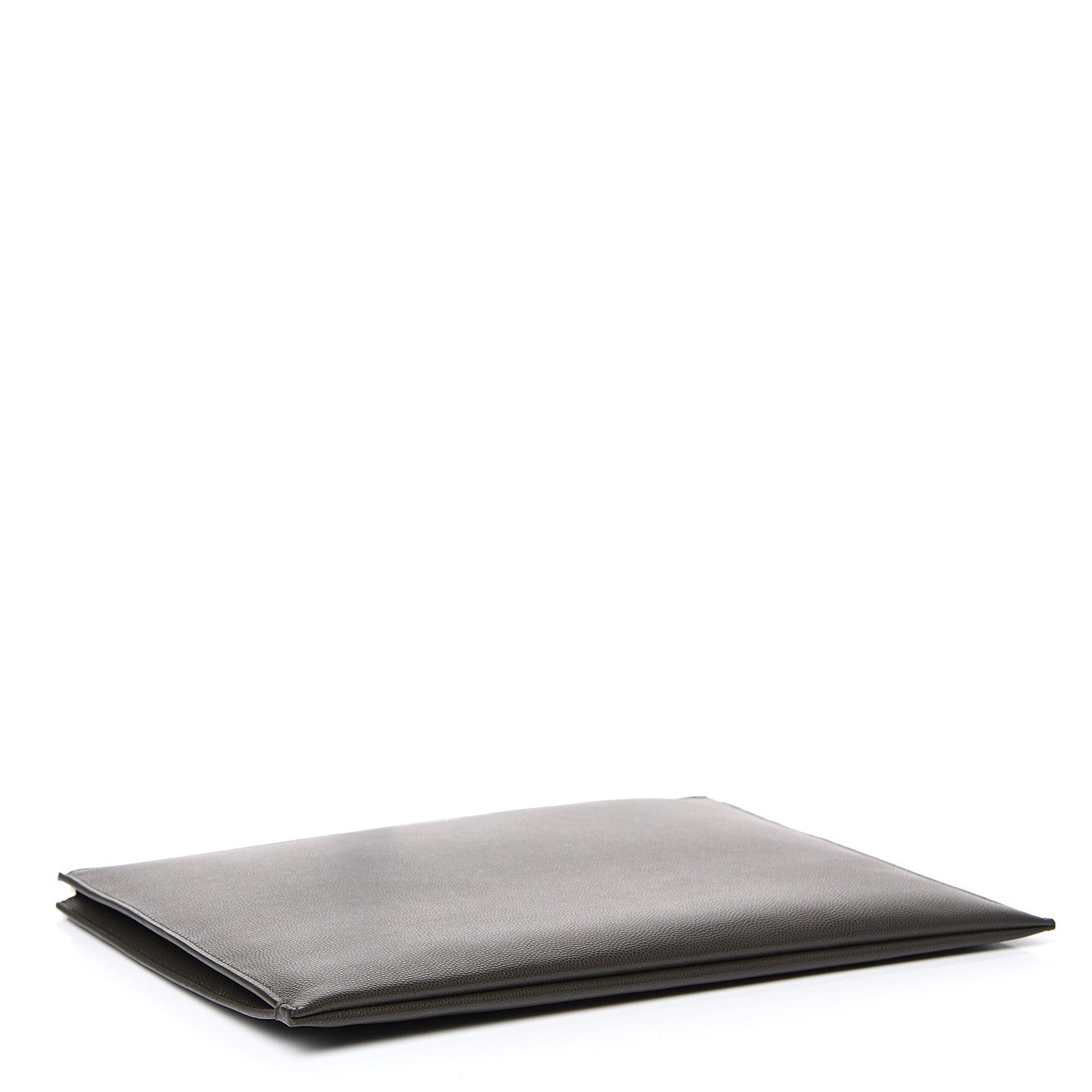 Saint Laurent Matte Grain De Poudre Zipped Document Holder Khaki 3 of 7