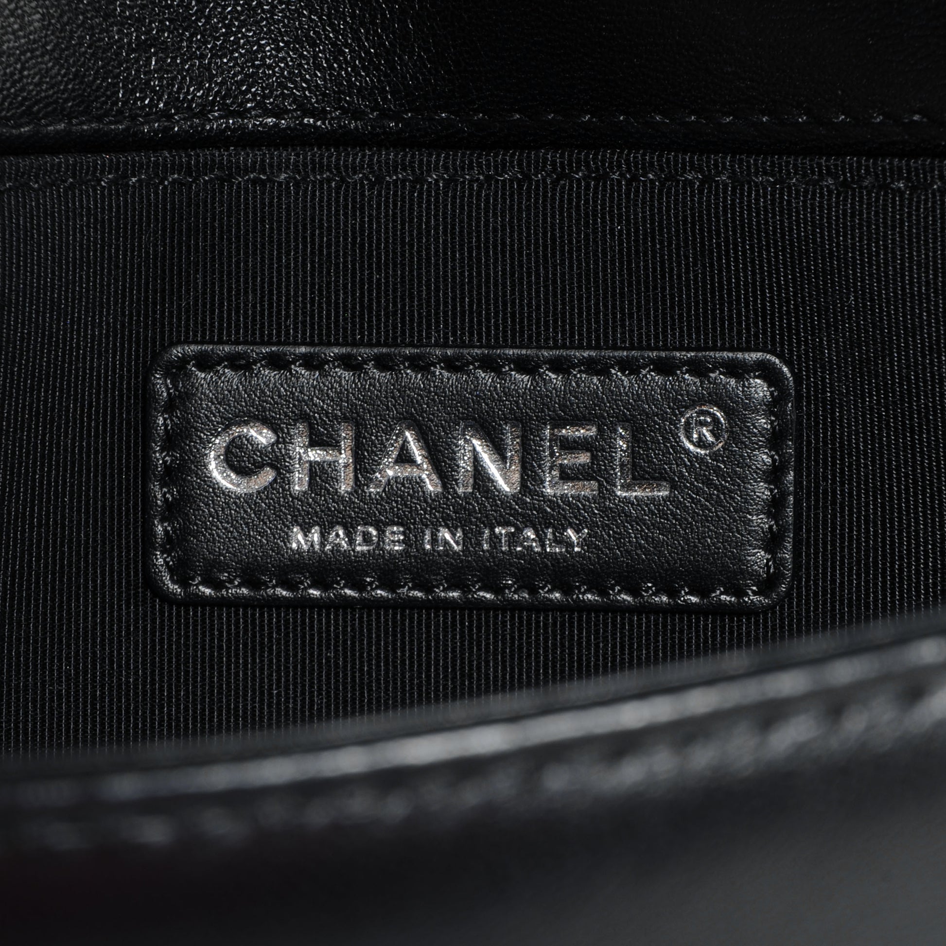 Chanel Perforated Lambskin Medium Boy Flap Black 7 of 9