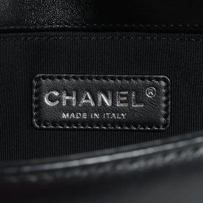 Chanel Perforated Lambskin Medium Boy Flap Black 7 of 9