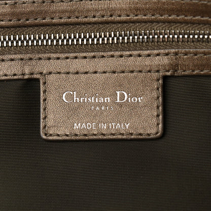 Christian Dior Coated Canvas Cannage Medium Panarea Tote Bronze 6 of 16