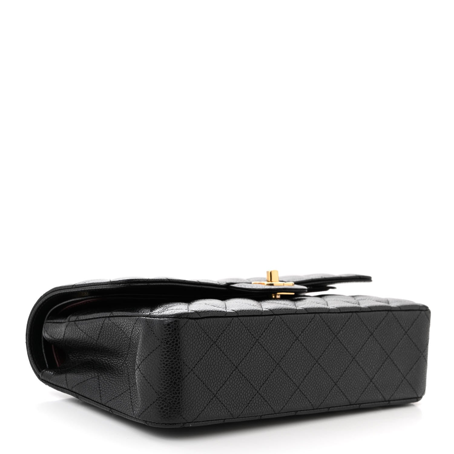 Chanel Caviar Quilted Medium Double Flap Black 4 of 11