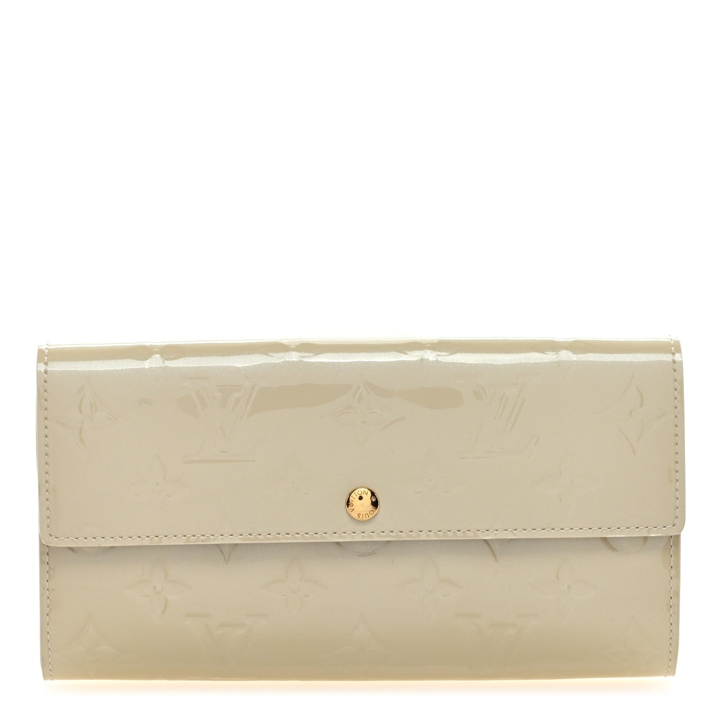 Vernis Sarah Wallet Blanc Corail