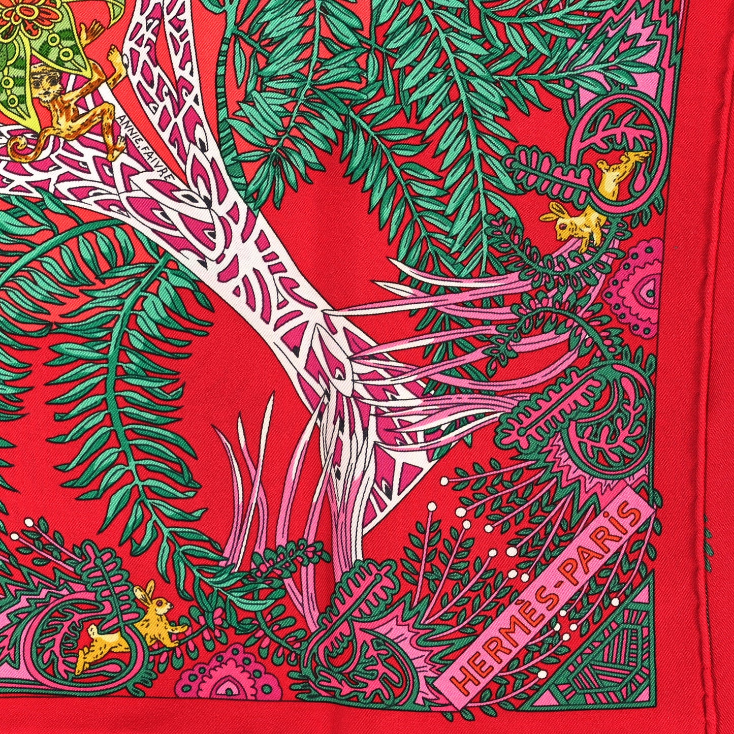 Silk Maitres de la Foret Scarf 90