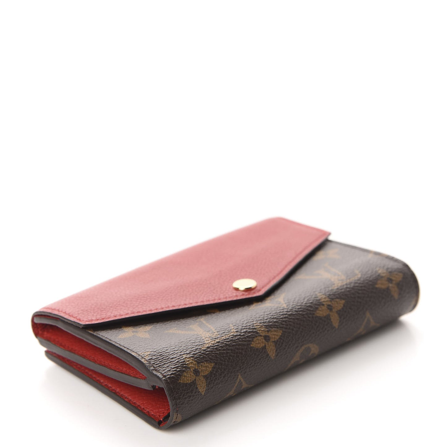 Monogram Pallas Compact Wallet Cherry