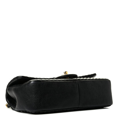 Chanel Calfskin Surpique Chevron Small Flap Black 3 of 8