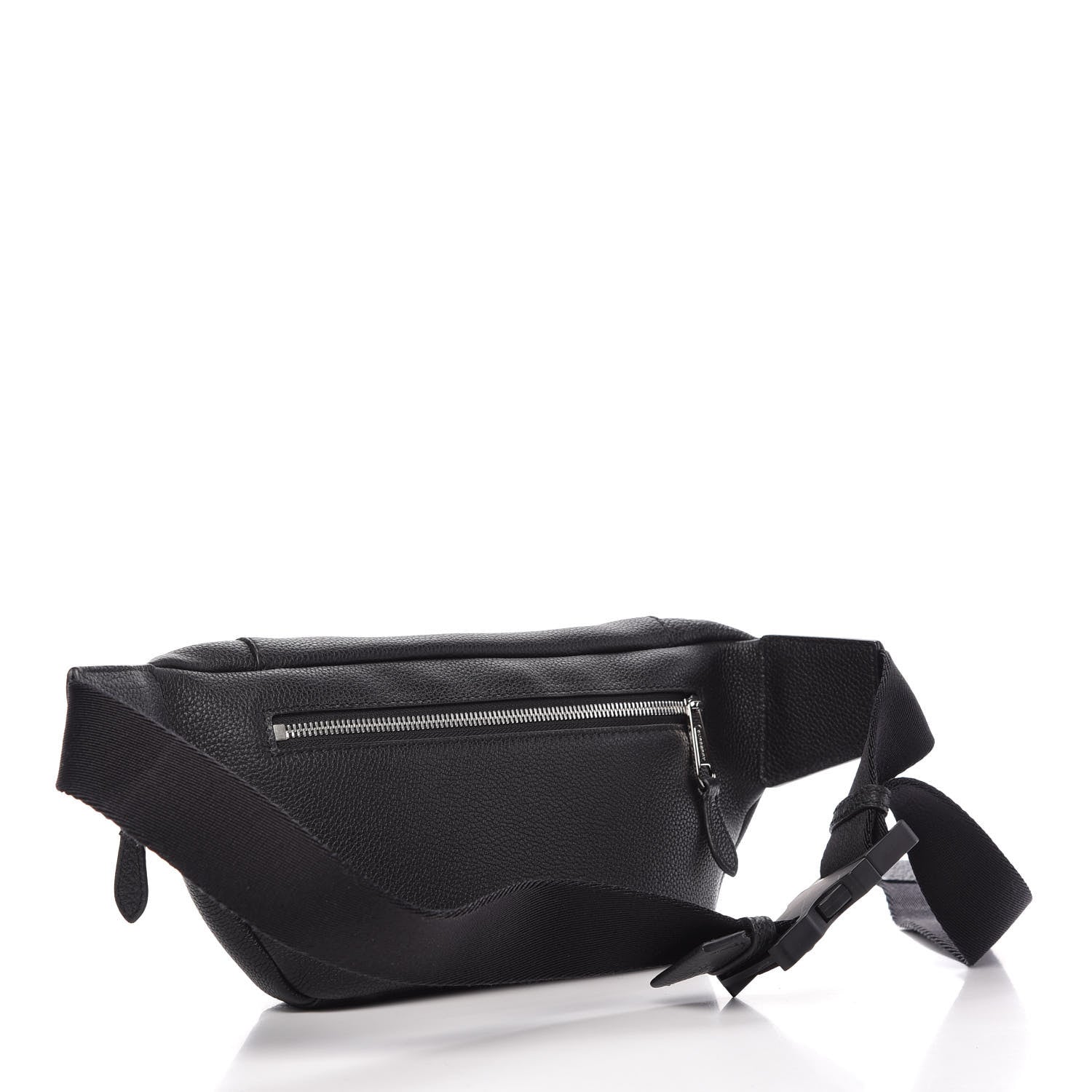 Burberry Grainy Calfskin Logo Graphic Sonny Bum Bag Black 3 of 9