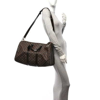 Louis Vuitton Damier Ebene Keepall Bandouliere 45 2 of 13